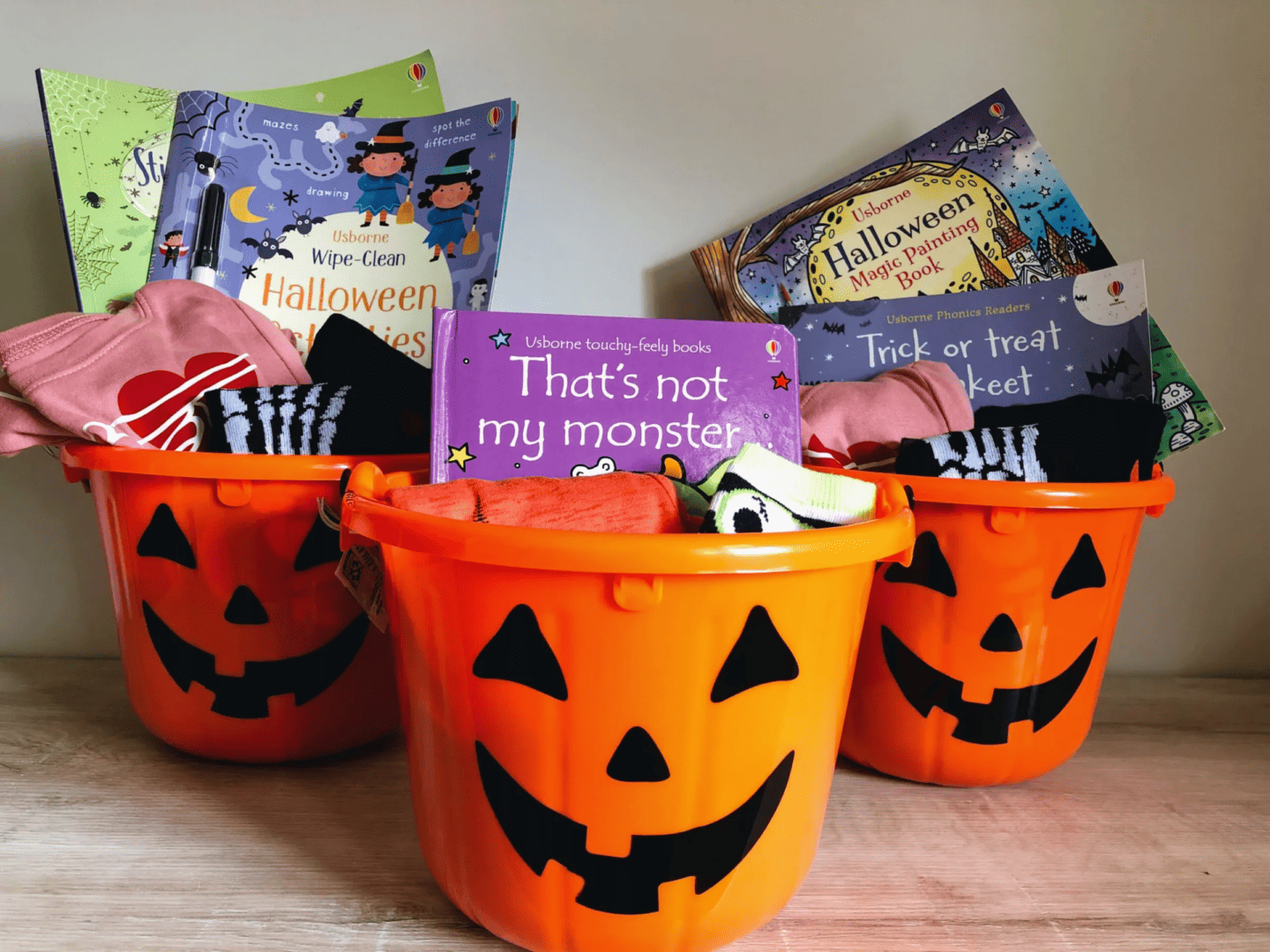 book spooky basket