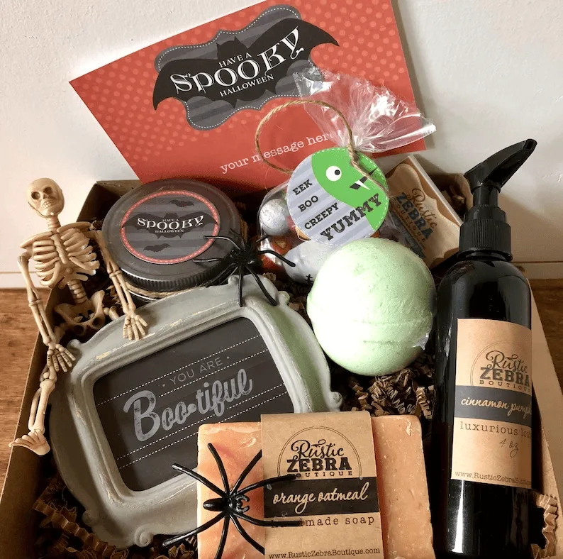 self-care boo basket