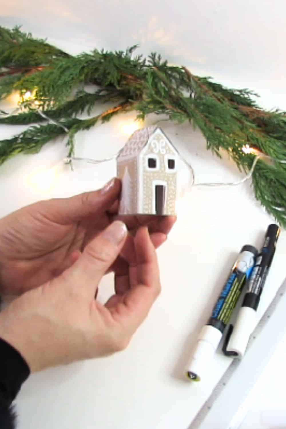 diy house made with toilet paper roll