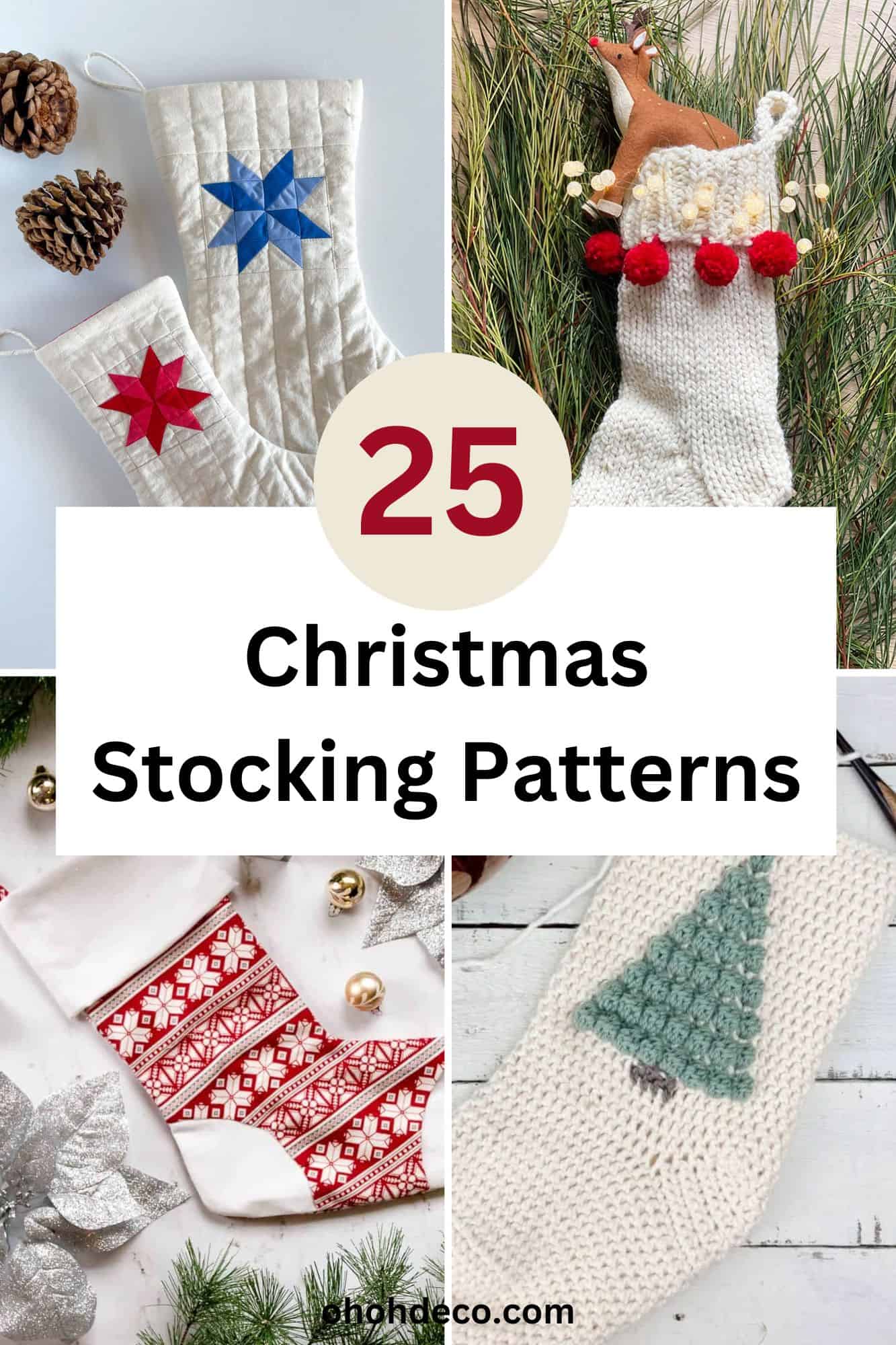 Christmas stocking pattern