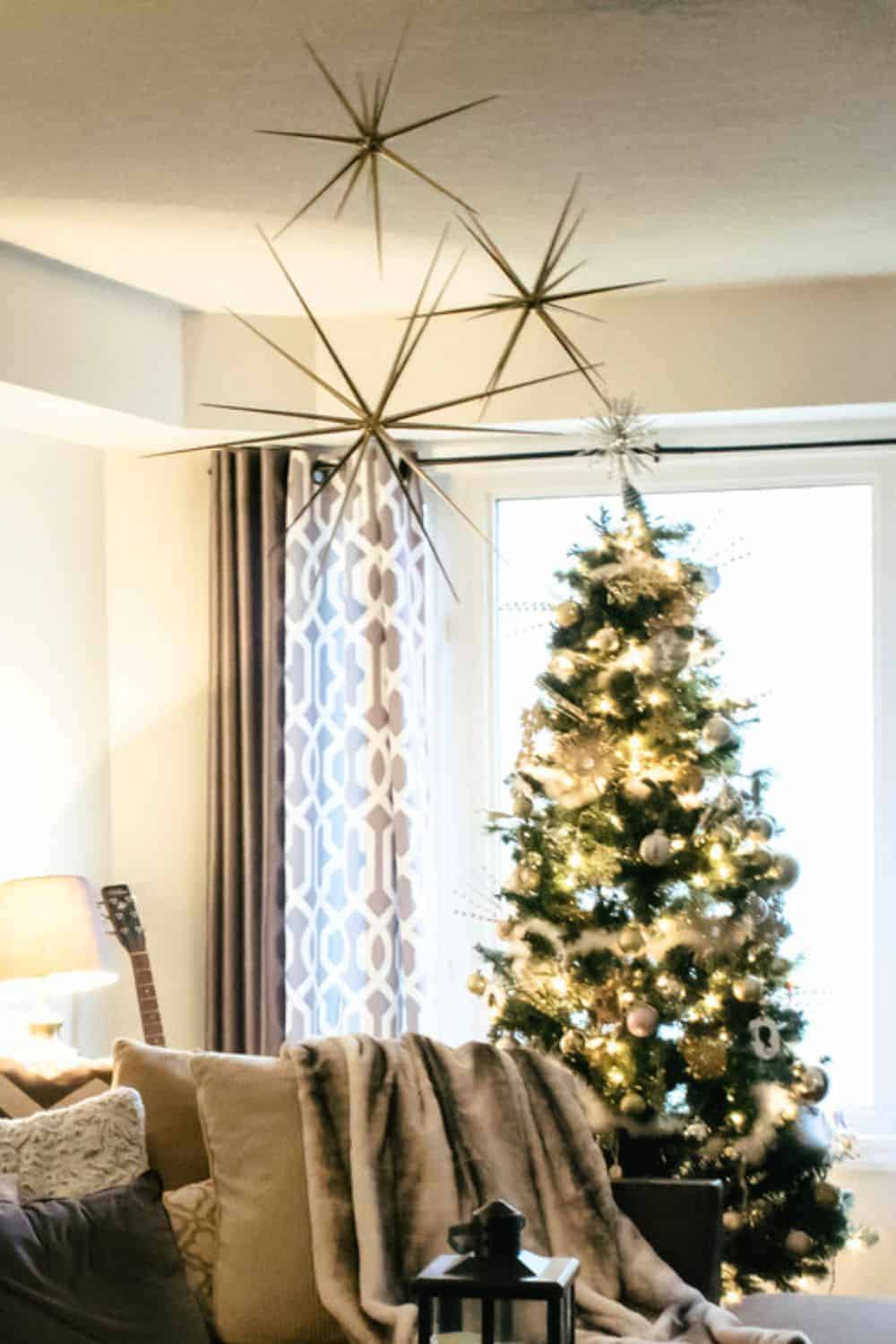 large hanging christmas star