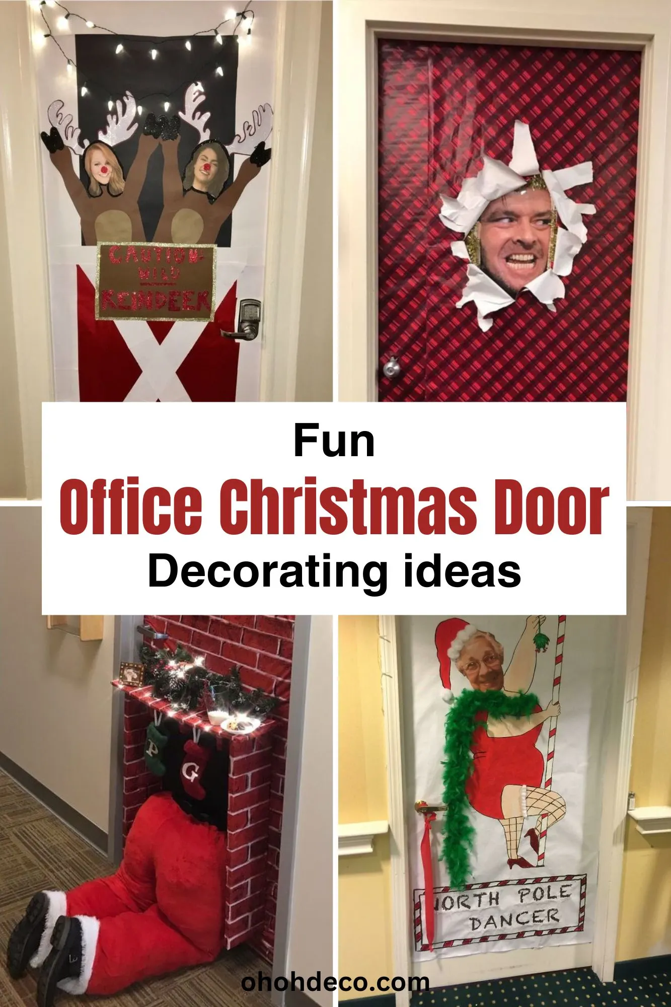 fun office Christmas door contest ideas