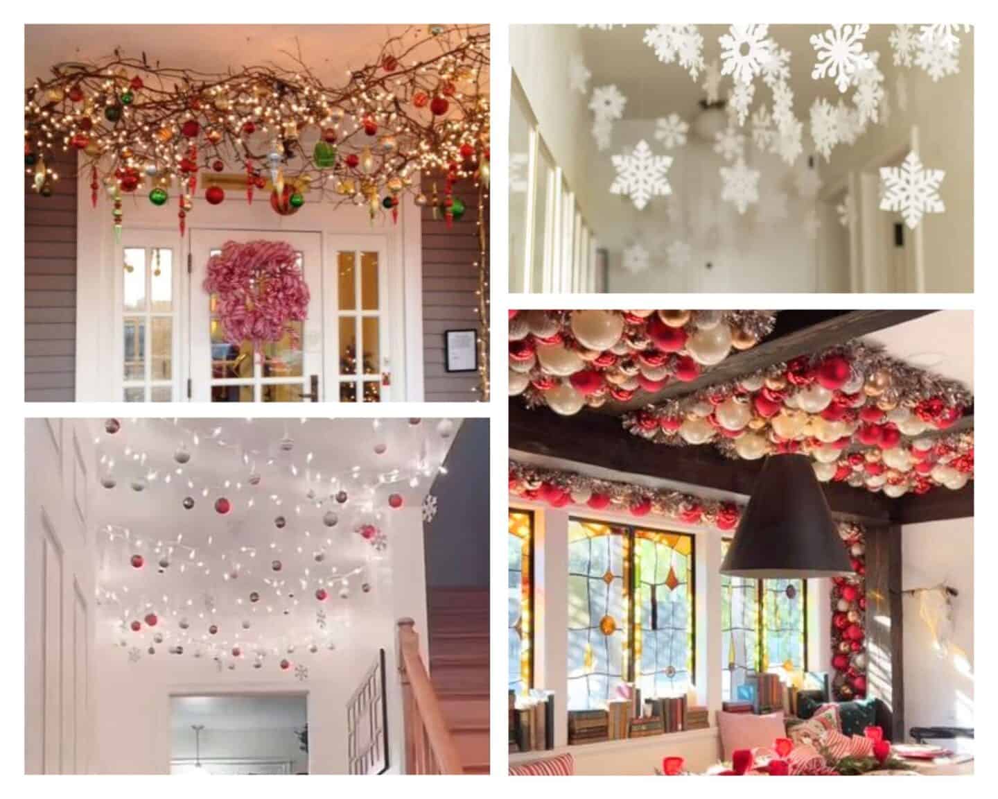Christmas ceiling hanging ornaments