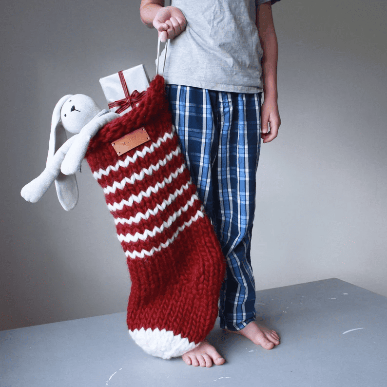 Large christmas stocking pattern