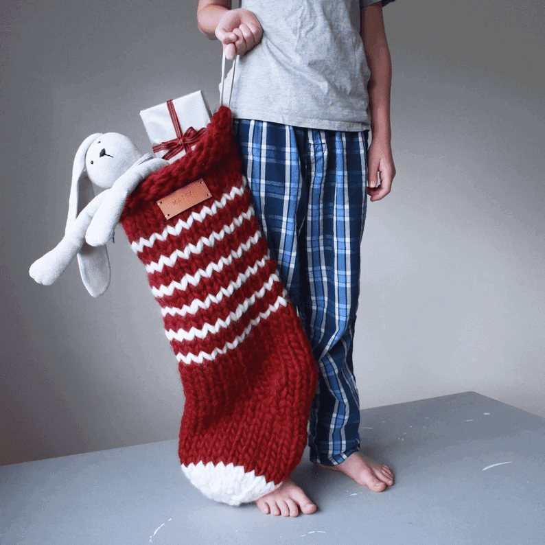 Large christmas stocking pattern