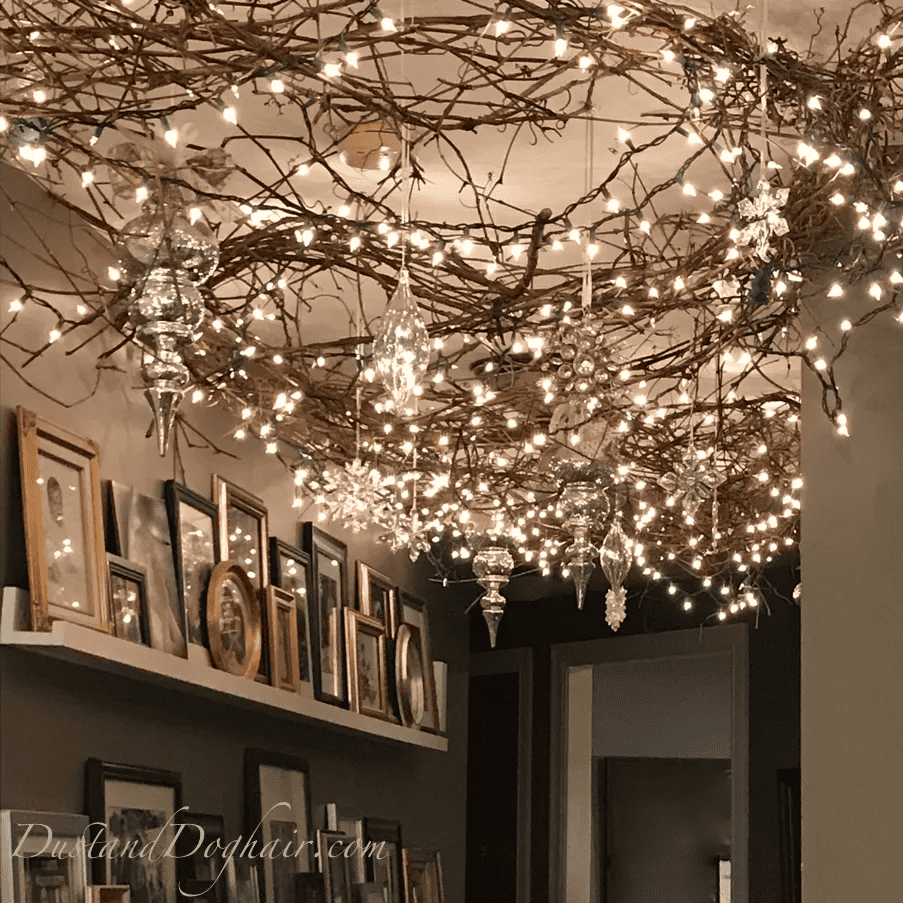  lighted Christmas hallway