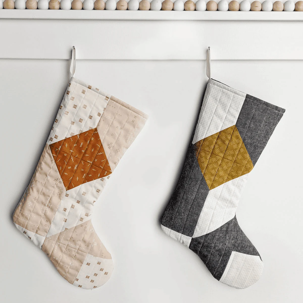 free quilted stocking sewing pattern
