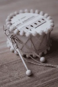 diy mini drum ornament