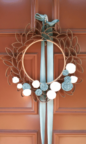 front door diy wreath