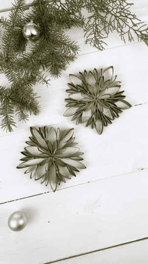 diy snowflake ornament