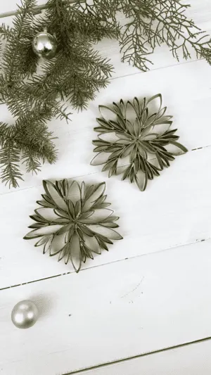 diy snowflake ornament