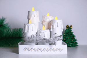 faux candle DIY