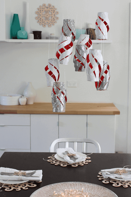 TP hanging chirstmas centerpiece