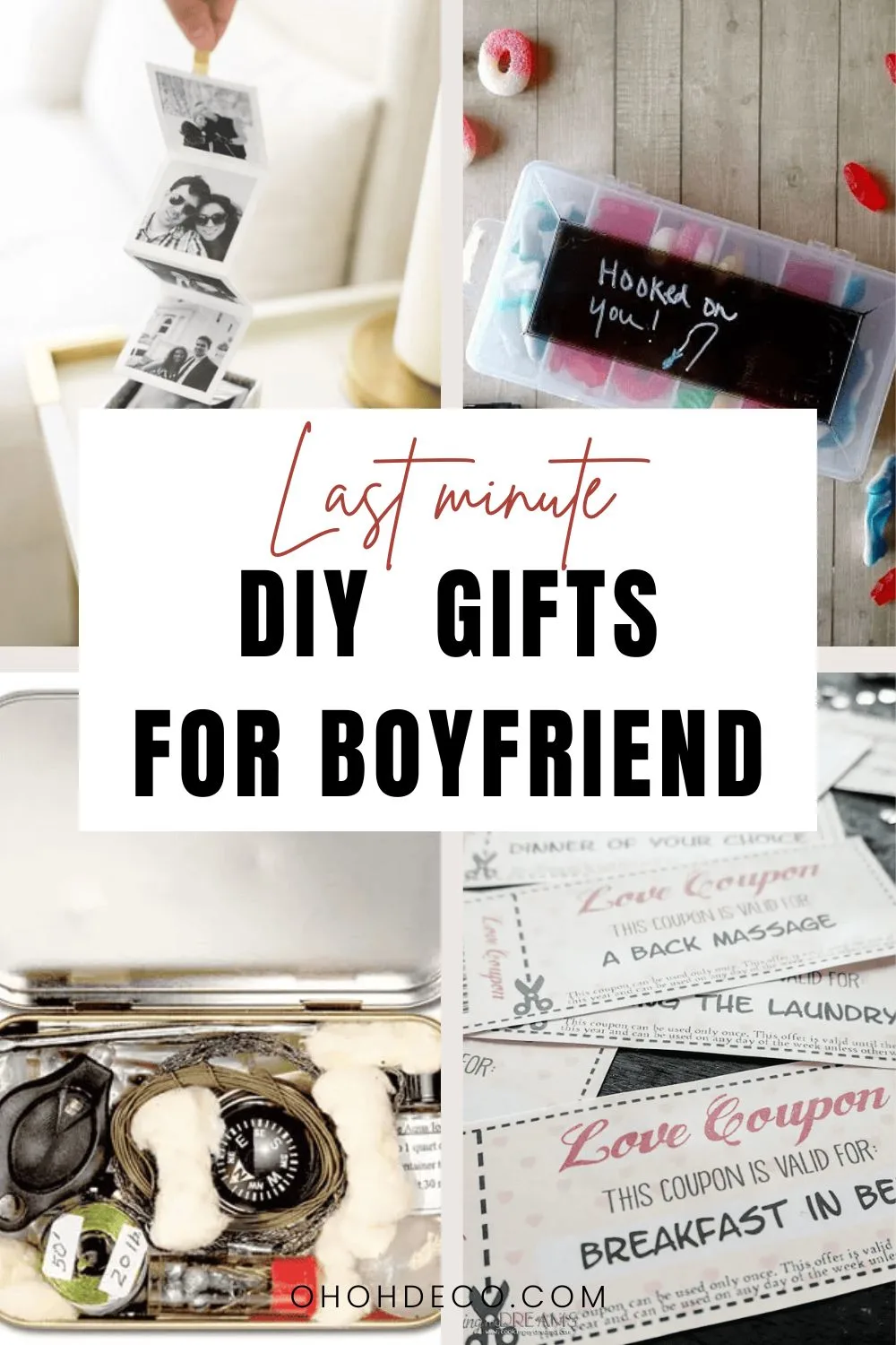 50 Gifts for Boyfriends That They Actually Want!  Diy gifts for him, Just  because gifts, Diy birthday gifts