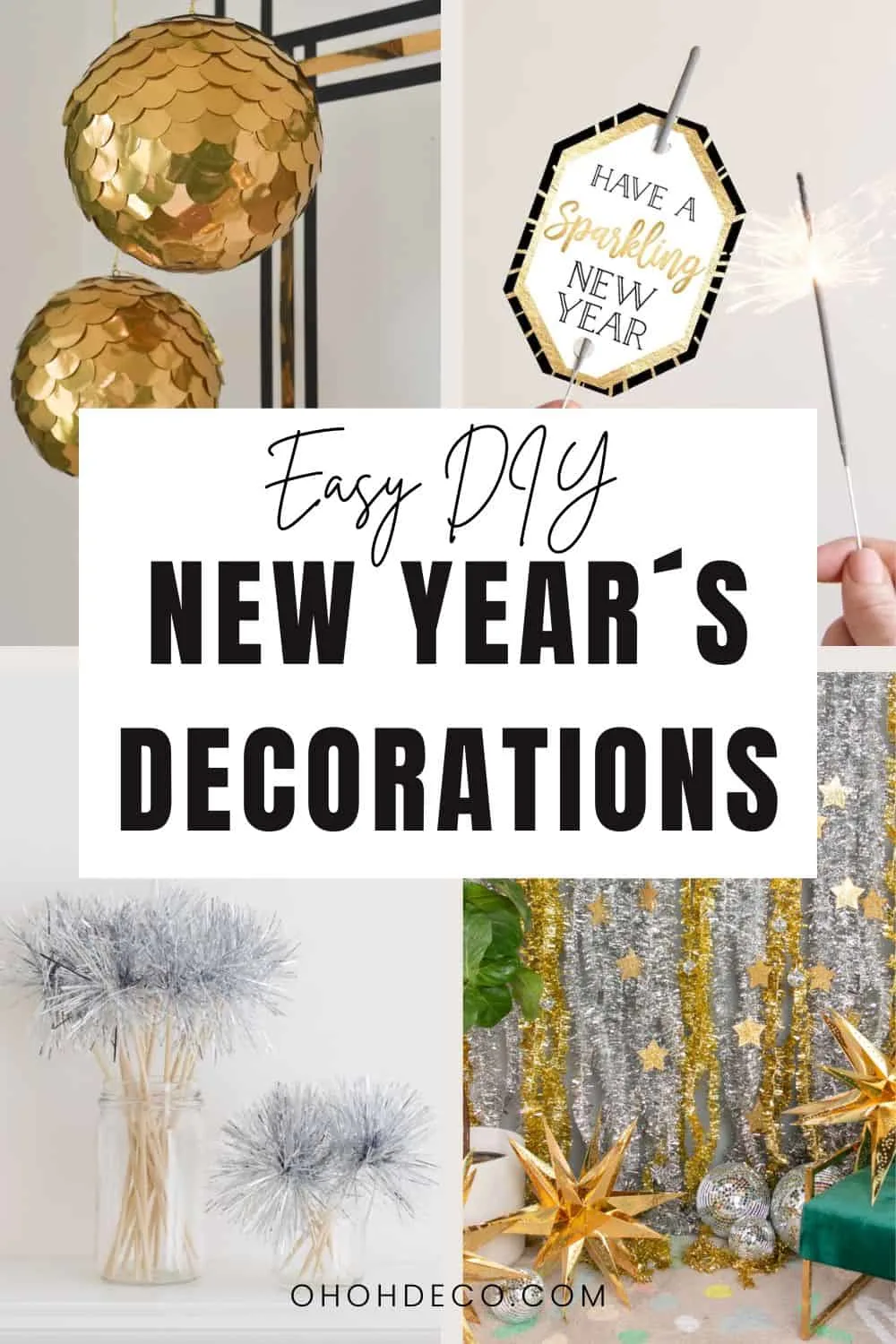 57 easy DIY new years decorations