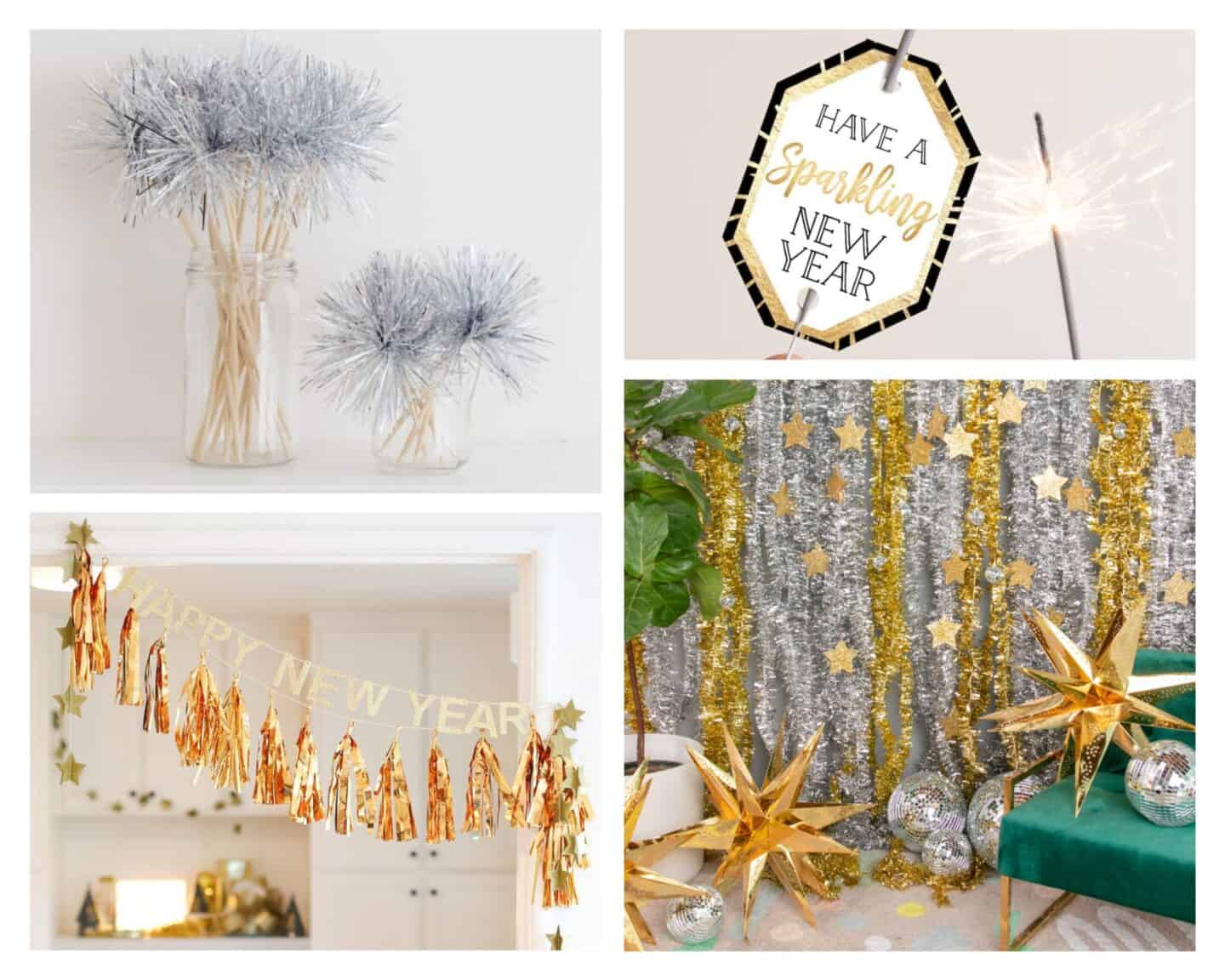 DIY new years decorations