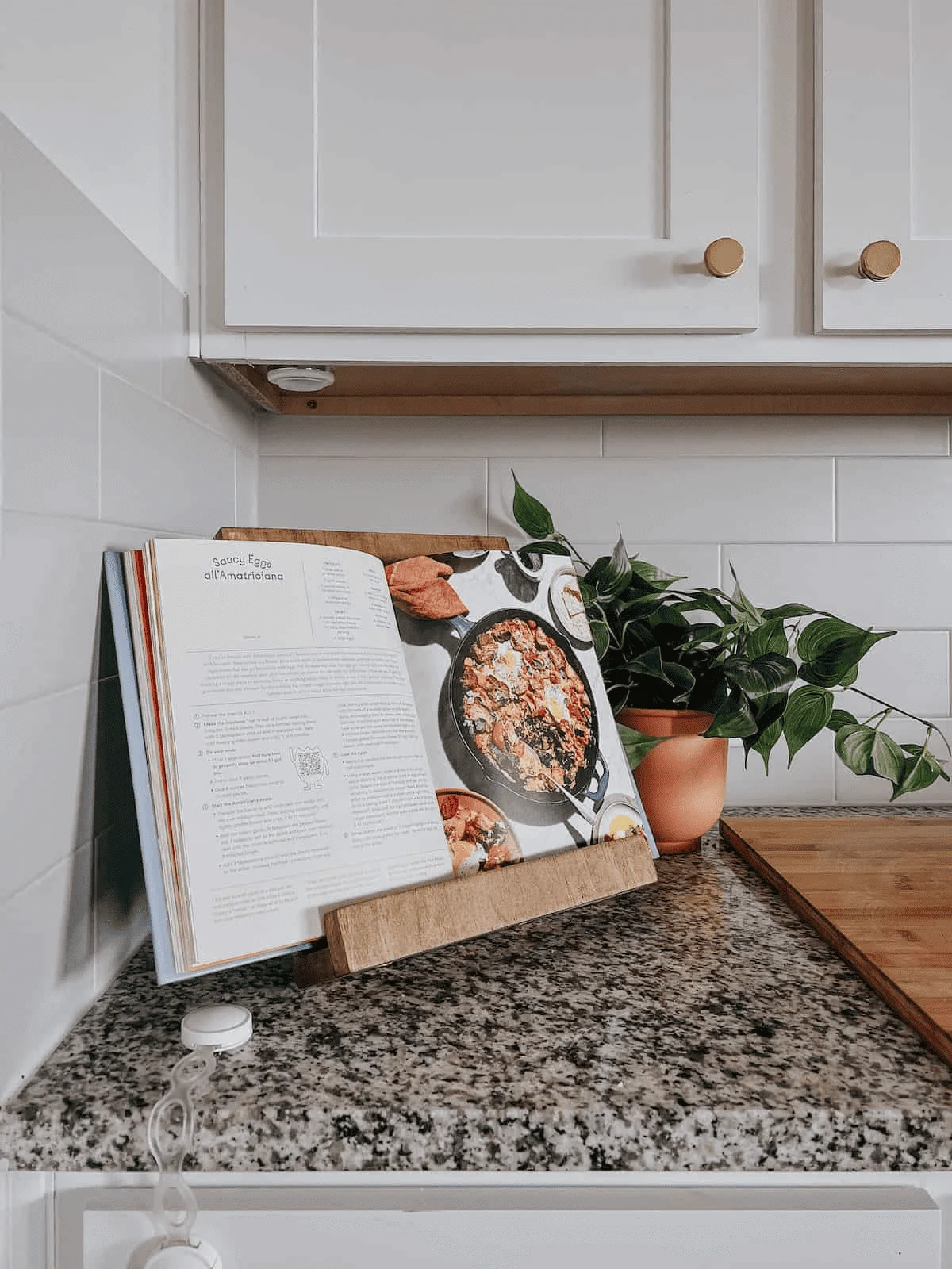 Easy to build cookbook stand