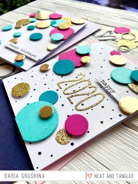 diy confetti card