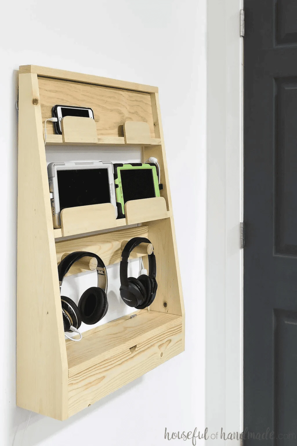 DIY wall mounted charging station