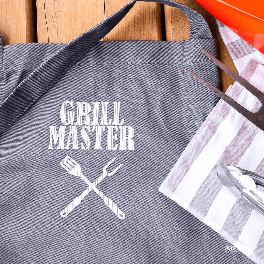 DIY grill master apron