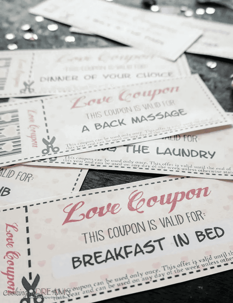 free printable love coupons