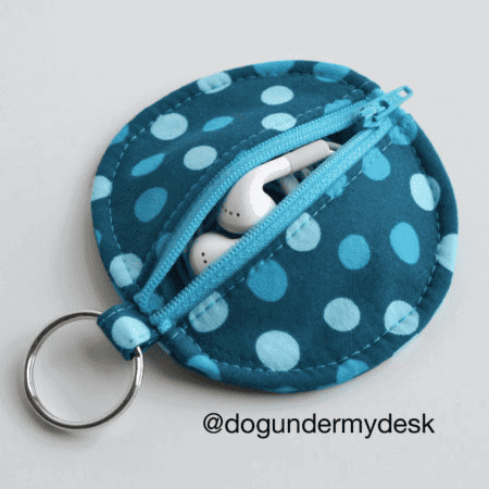 DIY Earbud zip case