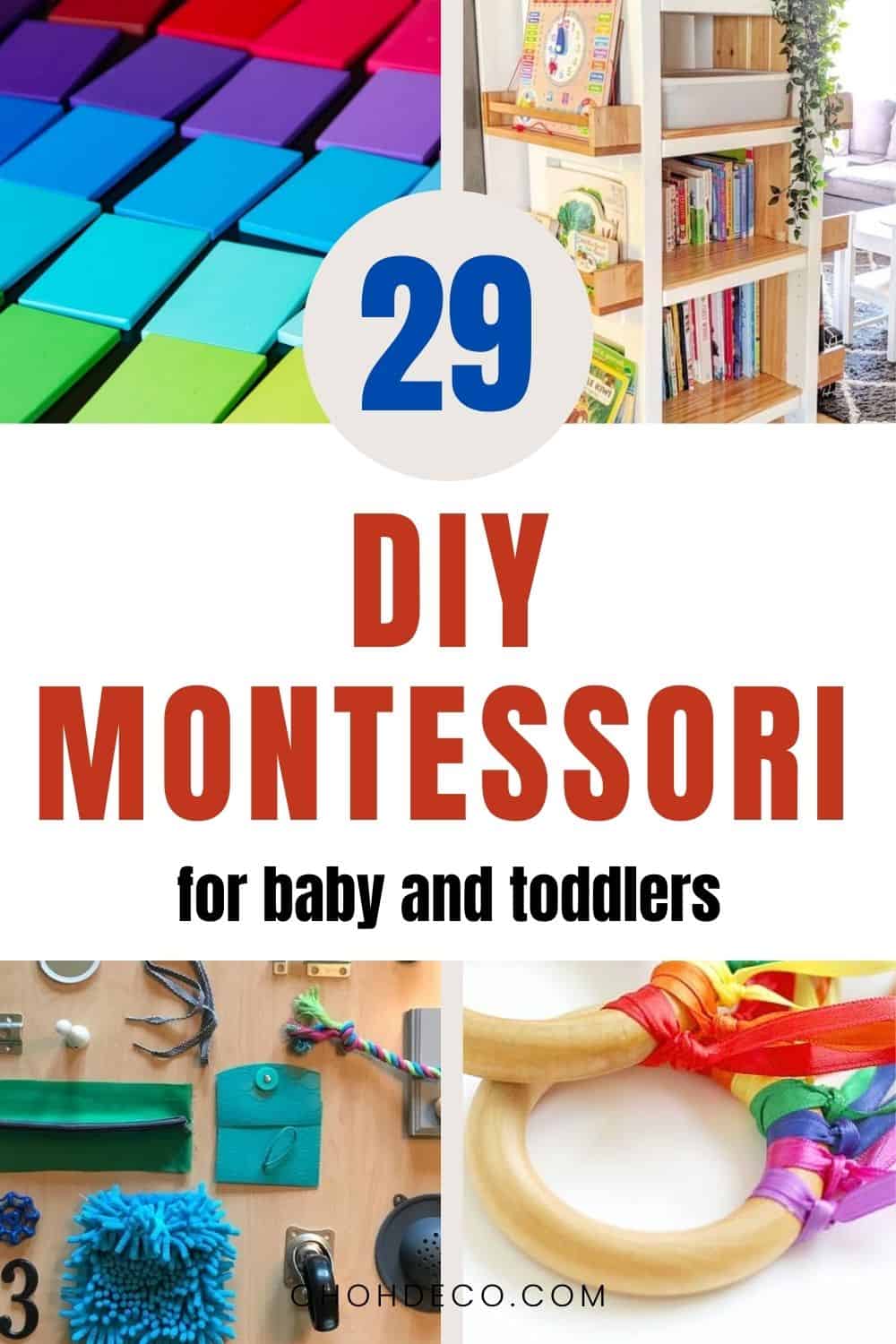diy montessori for baby and toddlers