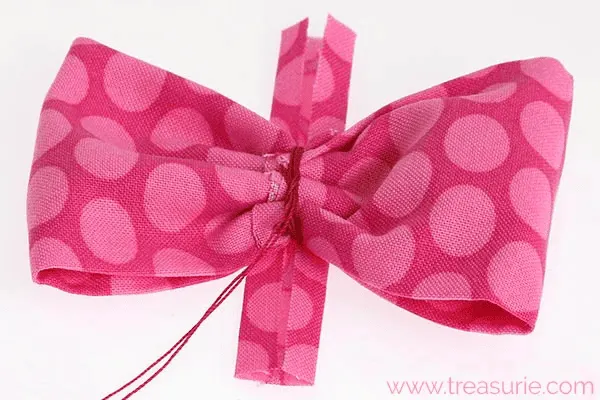 diy fabric bow