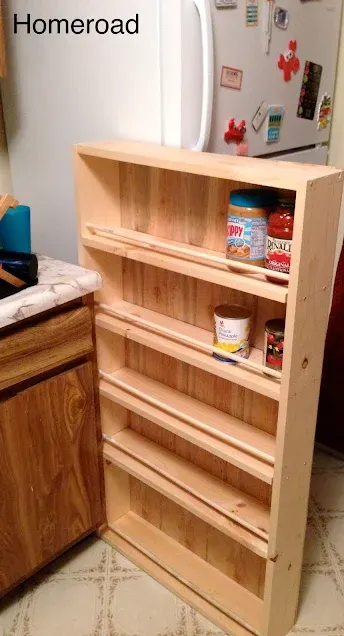 easy slide out pantry cabinet