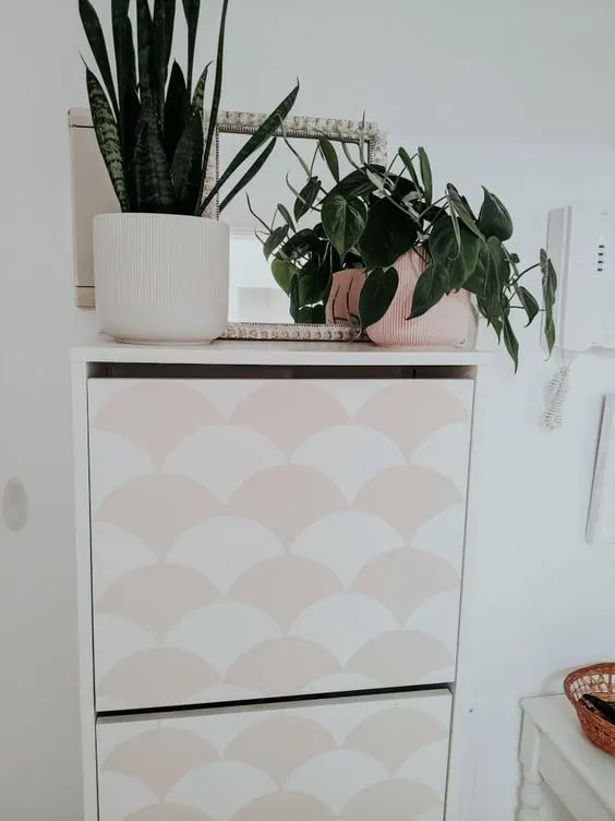 DIY shoe storage cabinet