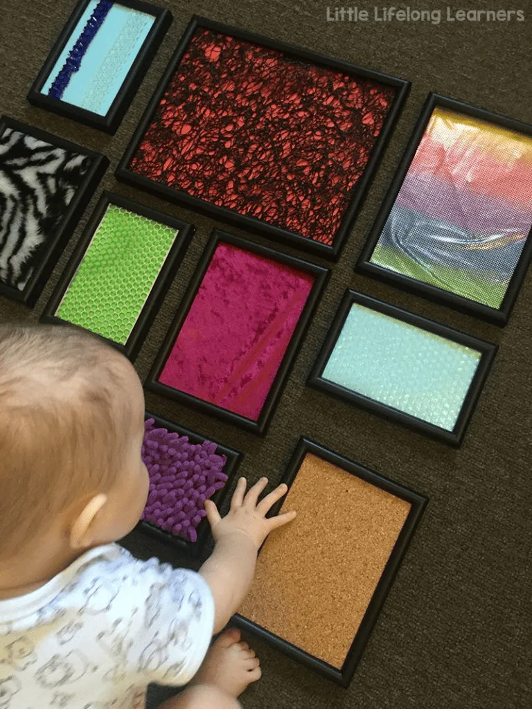 diy sensory frames