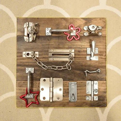 diy latch board