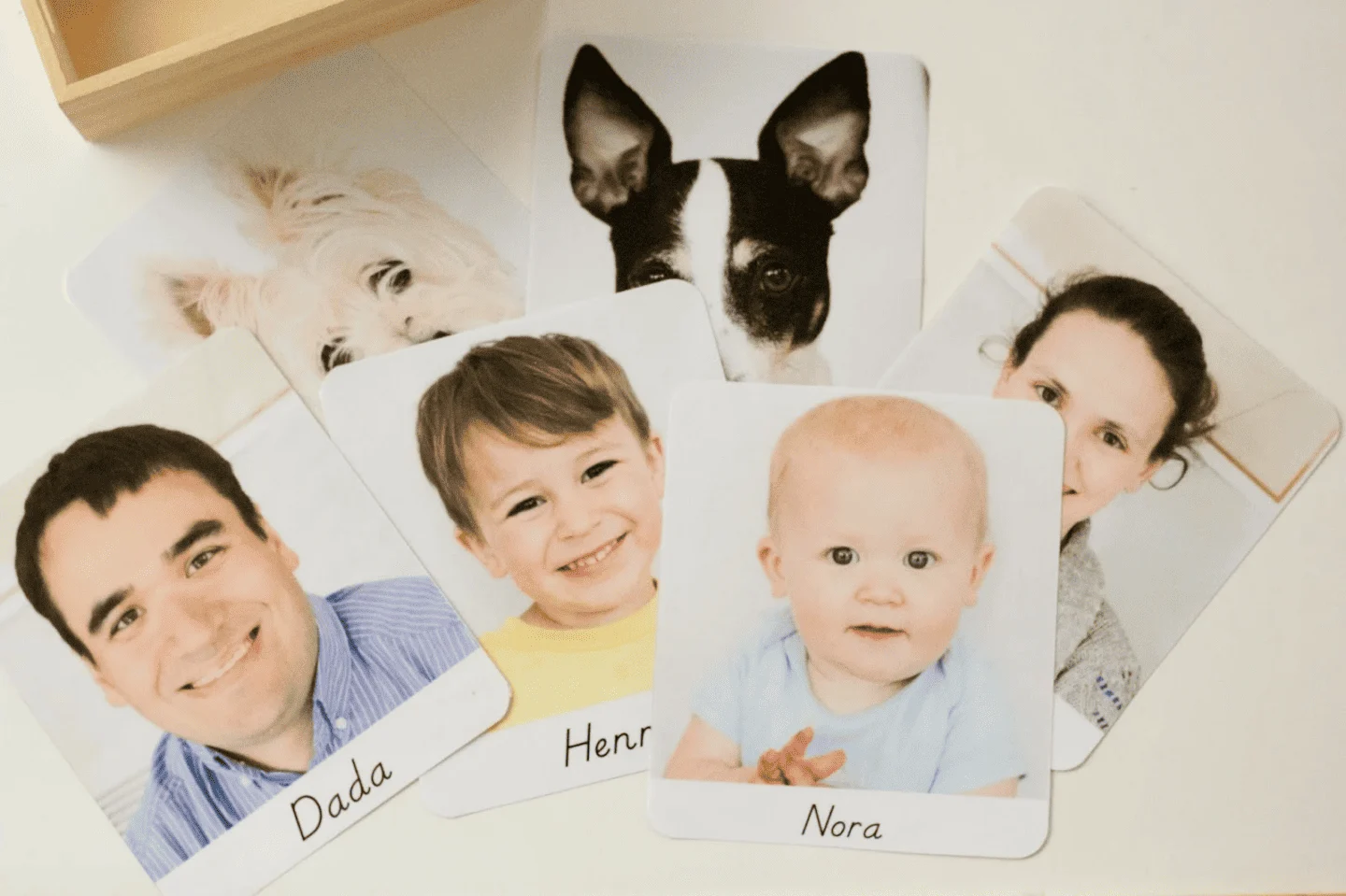 family face card basket