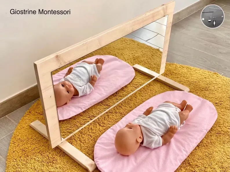 montessori floor mirror