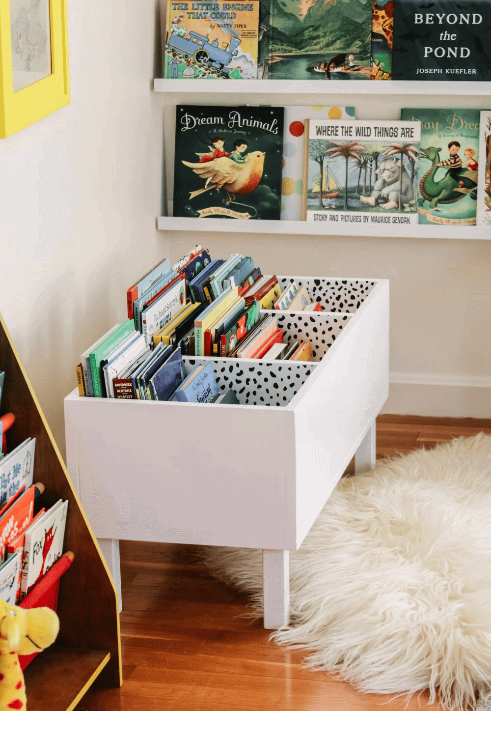 diy book bin