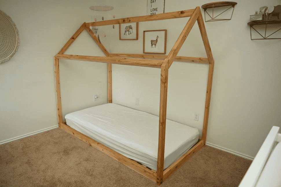 build a house shaped bed
