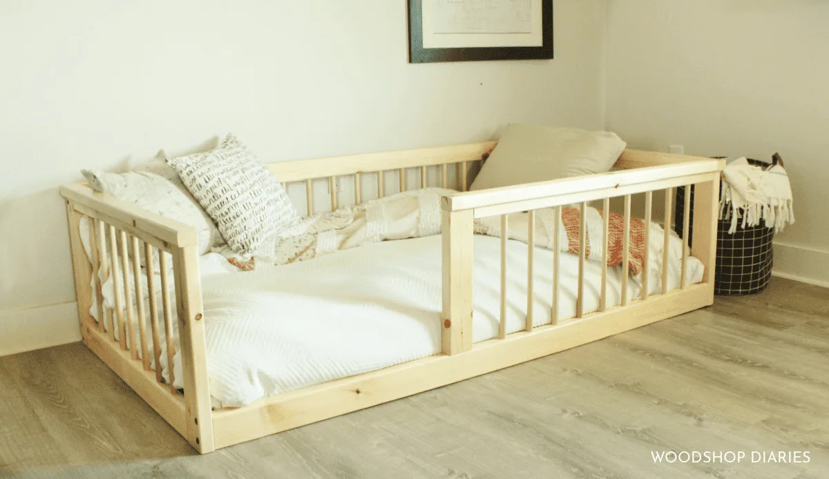 diy floor bed