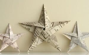 5 point paper star