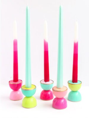 plastic eggs candle holder diy