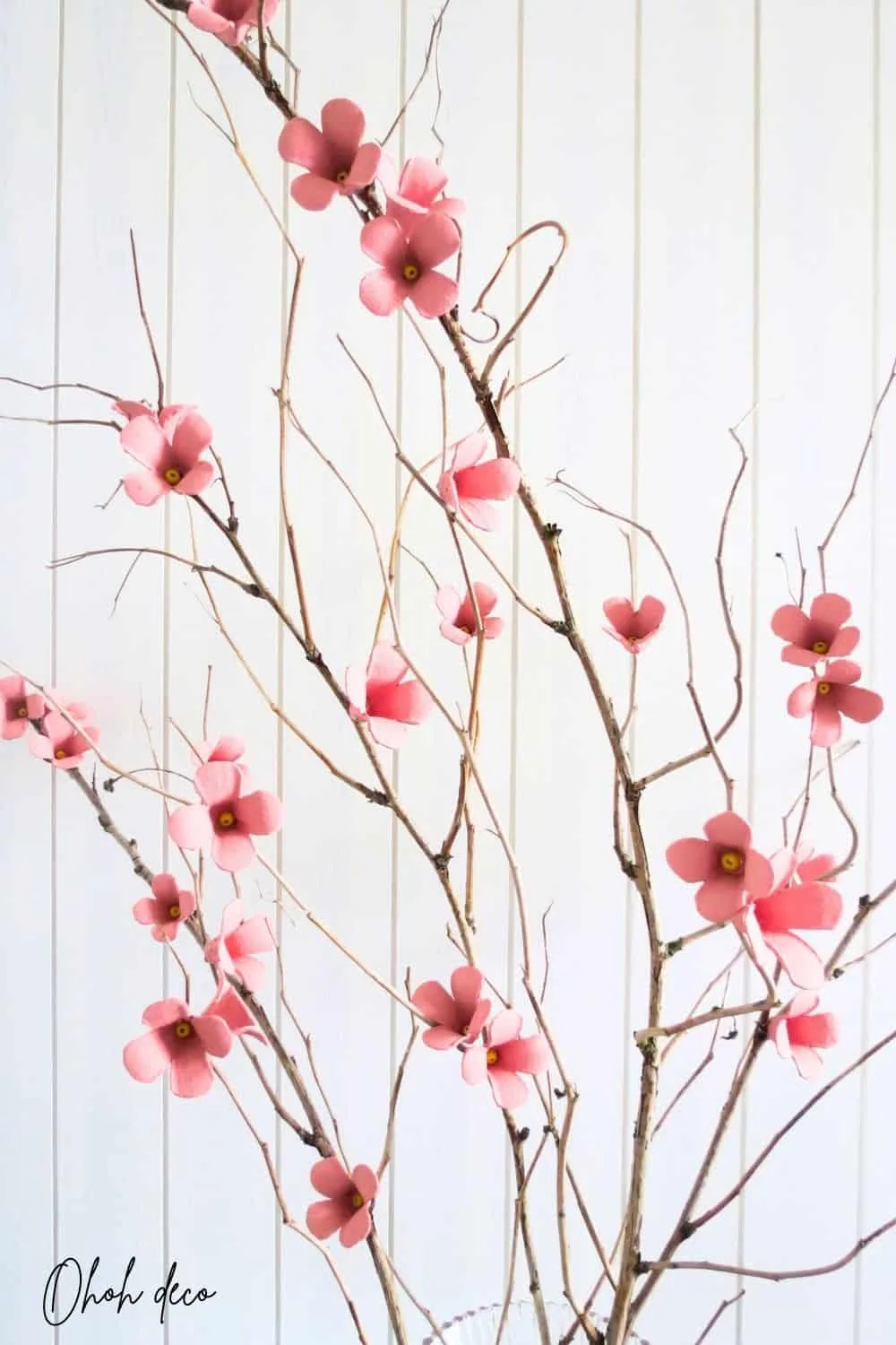 DIY sakura flowers