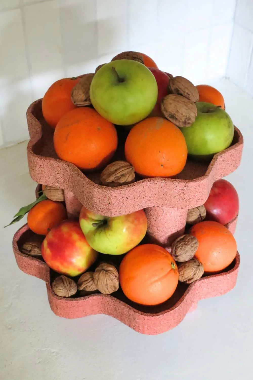 make a tiered tray with cardboard