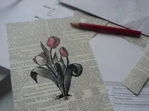newspaper wall art