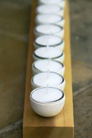 diy easter eggs candle