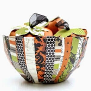 diy paper bowl