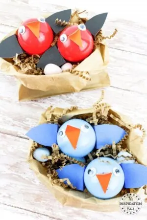 plastic eggs craft idea