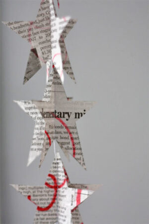 paper star garland