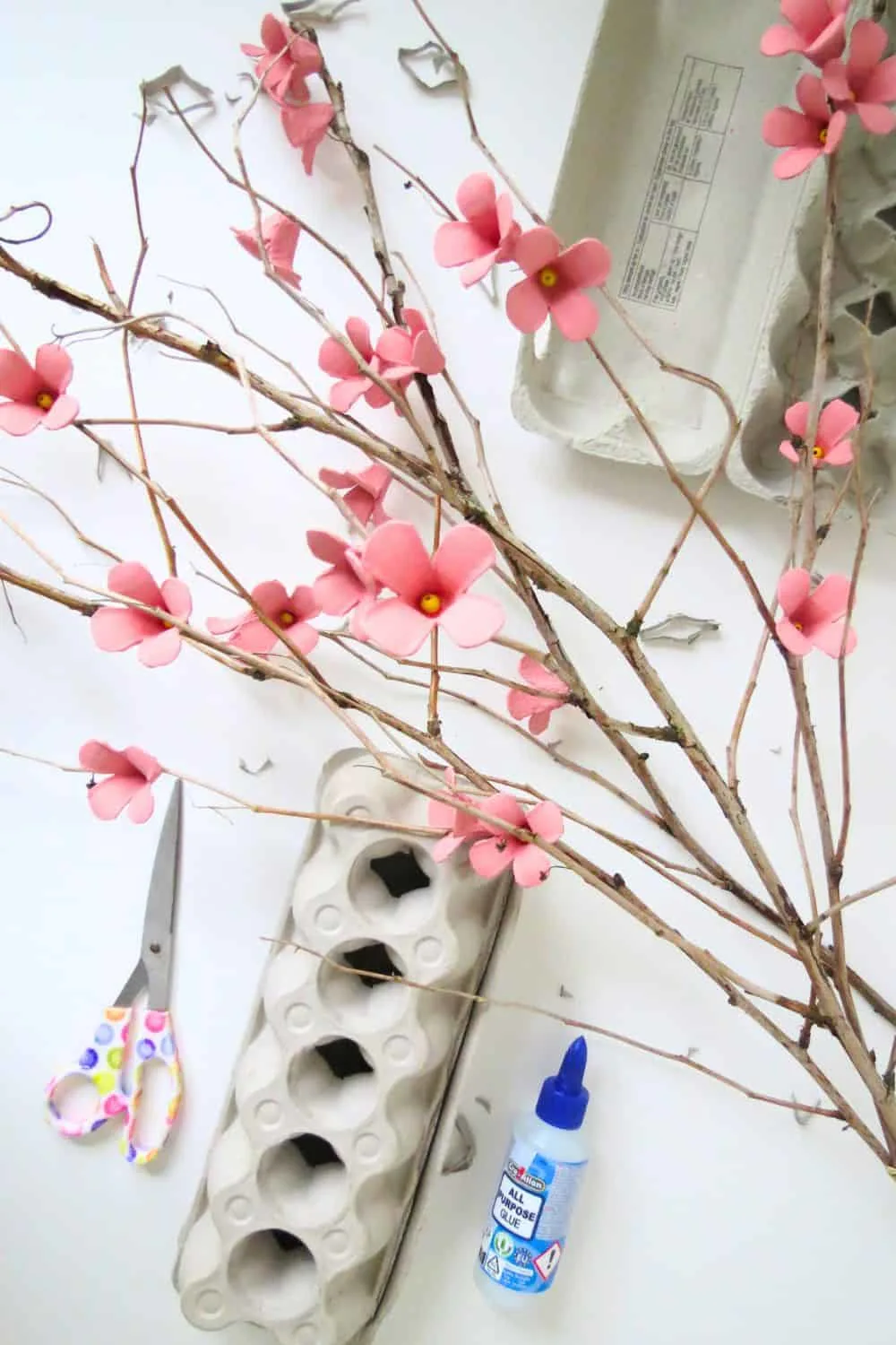 how to make diy cherry blossom tree