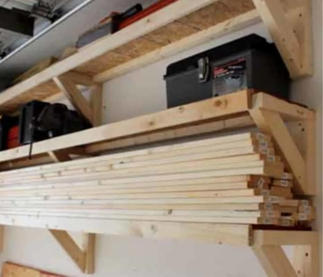 diy wall storage shelves