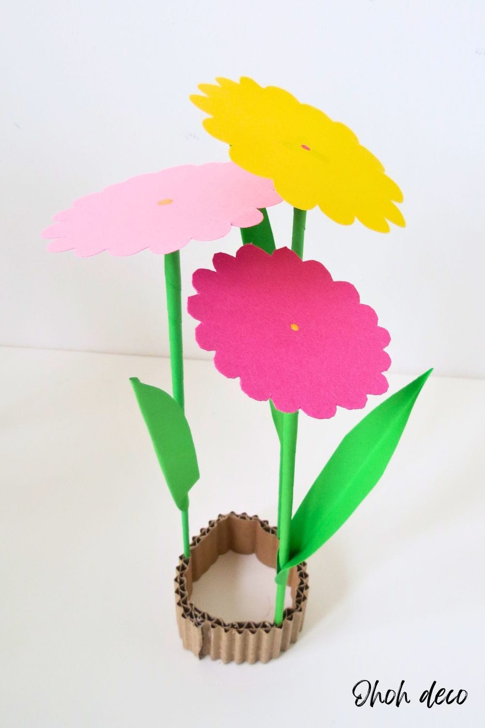 paper flower centerpiece diy