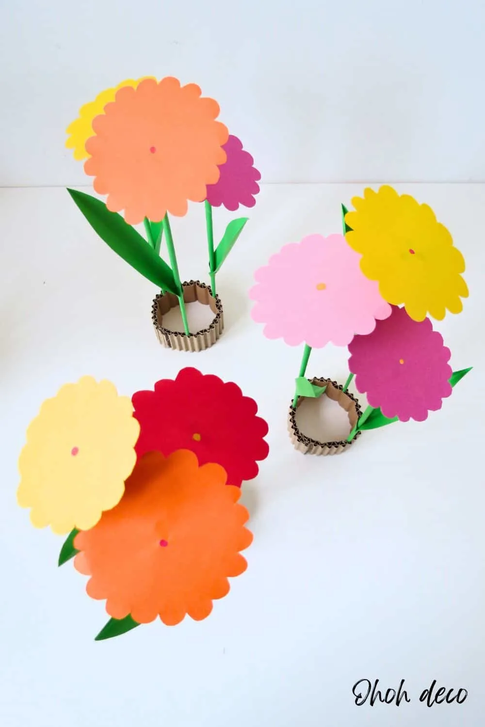 how to make a centerpiece paper flowers